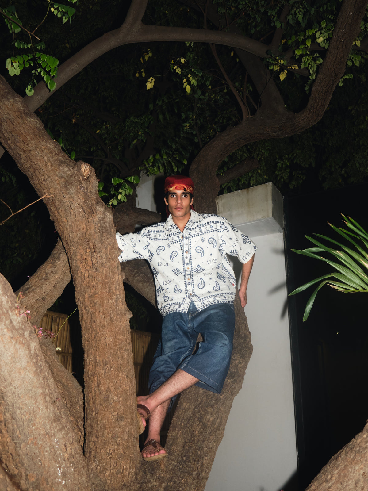 Bandana Embroidered Shirt