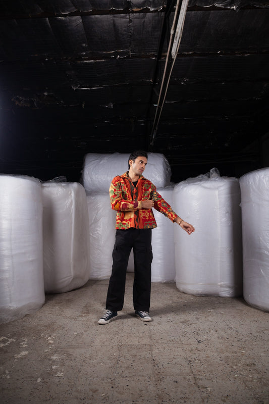 Marigold Appliqué Shacket