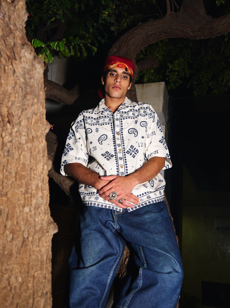 Bandana Embroidered Shirt